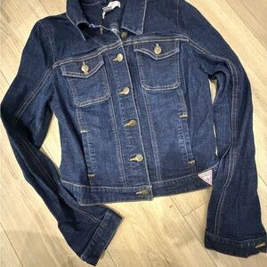 Guess Women's Dark Blue Jean Jacket